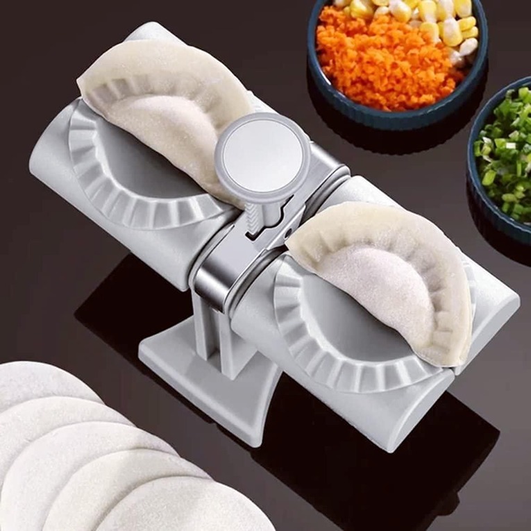 Double Head Automatic Dumpling Maker Mould Machine (SZ-2390026)