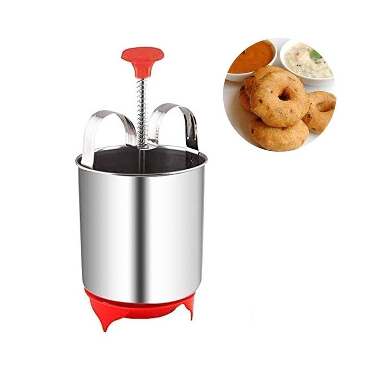 Stainless Steel Medu Vada Maker with Stand